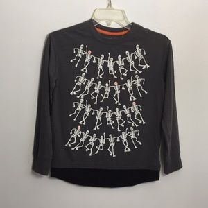 Cat & Jack Unisex Long Sleeve Skeleton M  NWOT